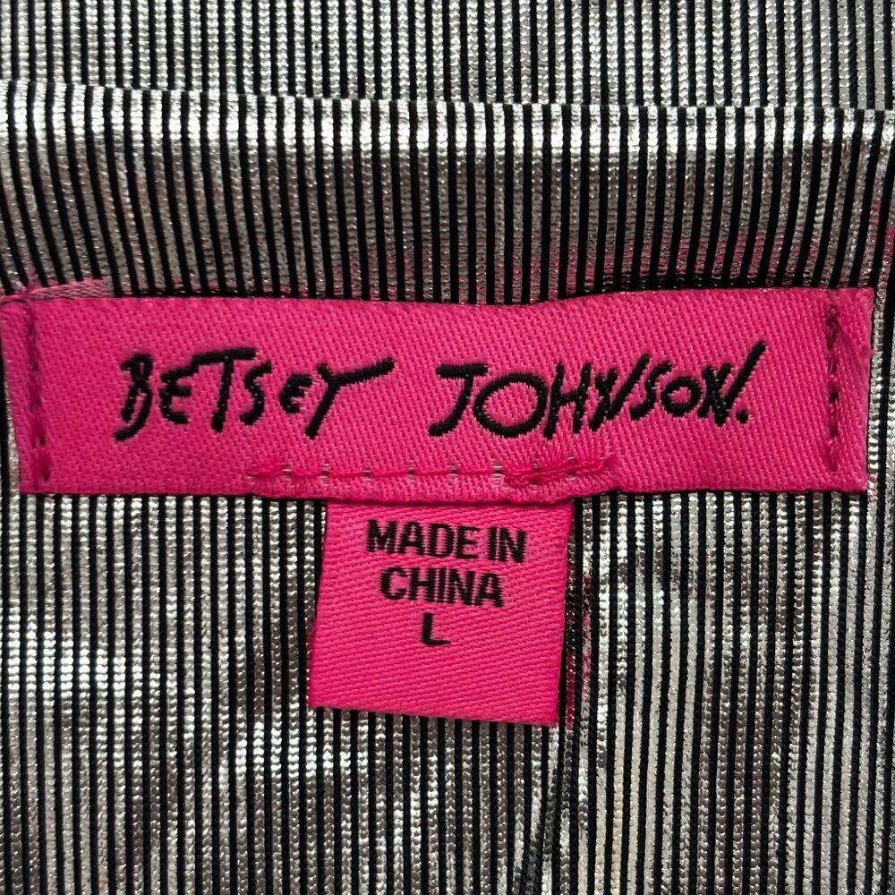 Betsey Johnson Silver Mini Dress - Picture 9 of 12